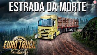 EURO TRUCK SIMULATOR 2 - ESTRADA DA MORTE PELA PRIMEIRA VEZ de Volante Logitech G923  Modo Online