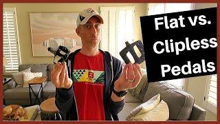 Should I use flat or clipless pedals for mountain biking