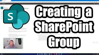 How to Create a SharePoint Group  Microsoft SharePoint  Permissions  2022 Tutorial