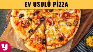 Ev Usulu Pratik Pizza Tarifi  Anne Pizzası