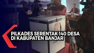 140 Desa di Kabupaten Banjar Laksanakan Pilkades Protokol Kesehatan Jadi Sorotan