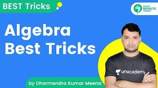 7-Minute Tricks  Algebra Best Tricks  Maths by Dharmendra Kumar Meena