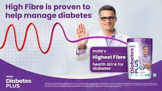 Horlicks Diabetes Plus Dual Blend High Fibre  Helps manage Diabetes  Hindi