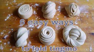 6 easy ways to fold steamed bread   Tingmo folding techniques