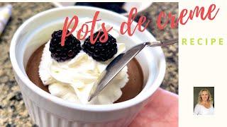 POTS DE CREME RECIPE with easy instructions