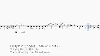 Dolphin Shoals - Mario Kart 8 Alto Saxophone Solo Sheet Music