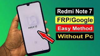 REDMI NOTE 7 FRP BYPASS  XIAOMI NOTE 7 M1901F7I FRPGOOGLE ACCOUNT BYPASS WITHOUT PC 