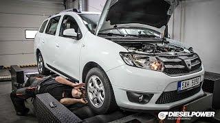 2016 Dacia Logan 0.9TCe LPG DYNO RUN by DIESELPOWER www.dp-race.com