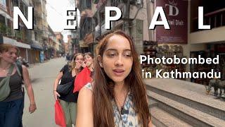 KATHMANDU VLOG - NEPAL  LOCAL FOOD TOUR KUMARI GODDESS THAMEL MARKET SHOPPING