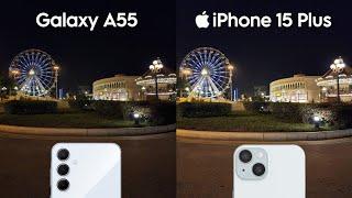 Samsung Galaxy A55 vs iPhone 15 Plus Camera Test