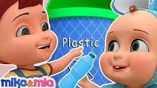 ️Clean Up Song  Cleanup Trash Song  Nursery Rhymes for Kids