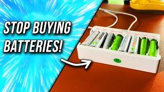 Best Rechargeable Battery Charger? EBL 8 Bay AA AAA Battery Charger Review