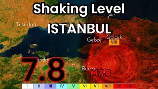 Istanbul 7.8 Earthquake Simulation in Real Time