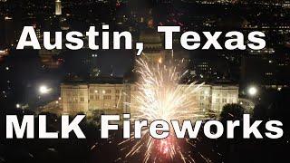 Austin Texas  MLK  Fireworks  State Capitol  2023