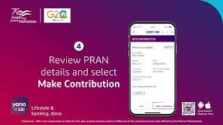 YONO SBI is here to ease your NPS Contribution PRAN