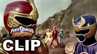 Power Rangers Ninja Storm - Thunder Rangers First SceneDebut Thunder Strangers Episode