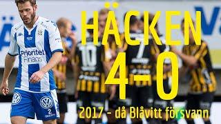 BK Häcken - IFK Göteborg 4-0 Allsvenskan 2017