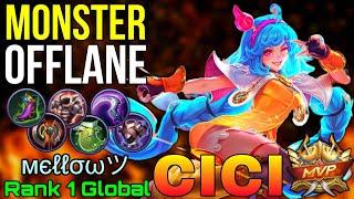 Monster Offlane Cici Hybrid Build - Top 1 Global Cici by мєℓℓσωツ - Mobile Legends