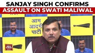 AAPs First Response On Swati Maliwal Assault Case Sanjay Singh Says Kejriwal Has Taken Cognizance