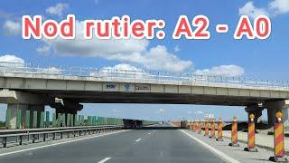 Lucrari nod rutier Autostrada A2 - A0 Sud Lot 1  Aprilie 2024