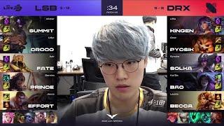 LCK Match 90  LSB vs. DRX Game 3  LCK Spring 2021 W10D4 Liiv Sandbox vs. DragonX G3