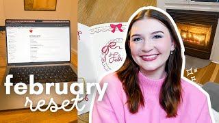 february reset ️ monthly wrap up new goals & more