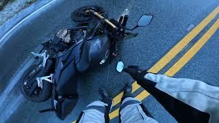 First Crash  2022 Honda CB500F