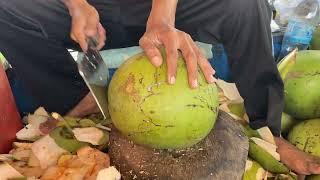 street coconut sell coconut