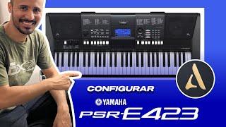 Configurar Yamaha PSR e423 - Mapear no Audio Evolution