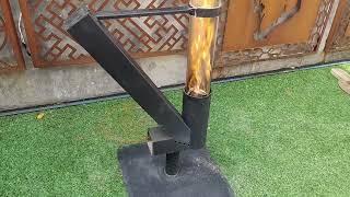 China Supplier Patio Timber Rocket Stove  Pellet Heater