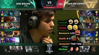 DW vs ONE  2017 Worlds Play-In Day 2  Twitch VOD with Chat
