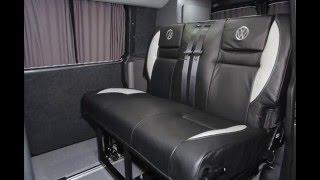 RIB Rock & Roll Bed & Seat On Sliding Rails - VW T5 T6 Transporters