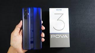 Tecno Pova 3 unboxing camera antutu gaming test