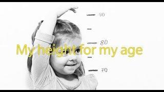 how to calculate height of  the child by age   height age