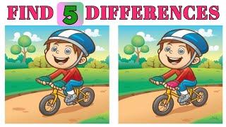 FIND 5 DIFFERENCES  Find the difference between two pictures  Riddle Hunt