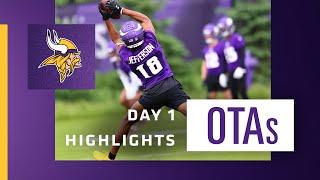 Full Highlights from OTA No. 1  Minnesota Vikings