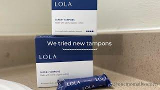 We Tried New Tampons