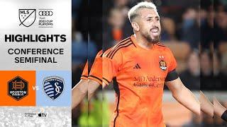 Western Conference Semifinal Clash  Houston Dynamo FC vs. Sporting Kansas City  Highlights