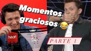 ¡Momentos graciosos de Tom Holland  PARTE 1