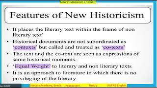 New Historicism #ugtrbenglish #ugtrb #literature #criticism #successacademy #marxism #marxist #pgtrb