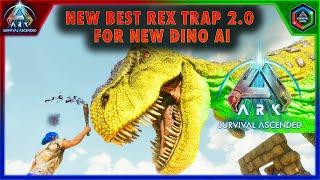 The NEW Best Rex Trap for Ark Survival Ascended - Version 2.0 Works with AI Update