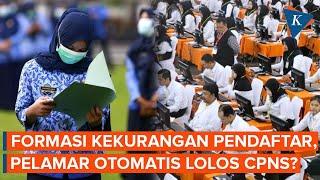 Jumlah Pelamar Lebih Sedikit dari Formasi Otomatis Lolos CPNS?