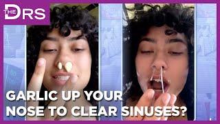 Garlic Up Your Nose? Find Out If This Homemade Remedy Is a Must or Bust