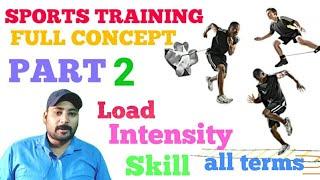 Sports training - Load Intensity Densityoverloadskill technique strategytacticsetc