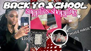 BACK TO SCHOOL SUPPLY SHOPPING 2023+ HAUL sophomore year