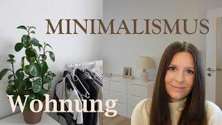 Meine WOHNUNG als MINIMALISTIN ich zeige euch mein GANZEN BESITZ  roomtour - 60 qm