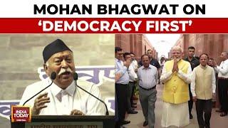 RSS Chief Mohan Bhagwat Bats For Peace In Manipur Says Elections Are Not War  India Today News