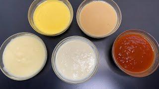 5 Mother Sauces  basic and classical cuisine