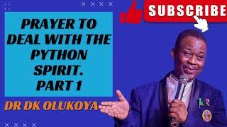 DR DK OLUKOYA- PRAYER TO DEAL WITH THE PYTHON SPIRITDKO BOOKS PRAYERS AND SERMONS