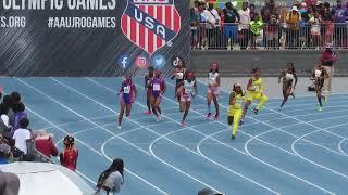 2023 AAU OLYMPICS GAMES HTH Girls 4x100 Relay 13-14 Final